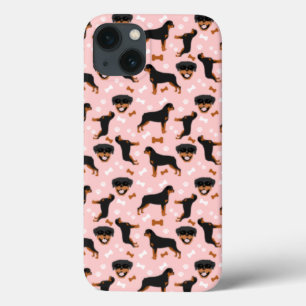 Funda Para iPhone 13 Rottweiler Rottie Cute Dog Pattern Funda-Mate iPho