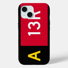 Funda Para iPhone 15 Rótulo A13R del punto de sujeción