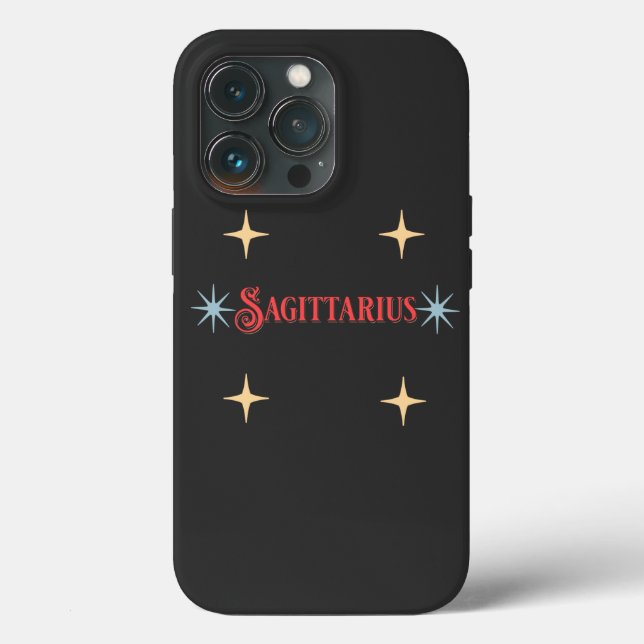Funda De Case-Mate Para iPhone Rótulo Astrológico Sagittarius (Reverso )