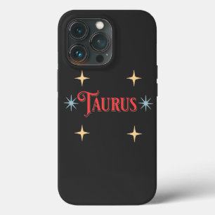 Funda Para iPhone 13 Pro Rótulo Astrológico Taurus