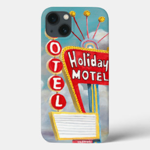 Funda Para iPhone 13 Rótulo de Holiday Motel