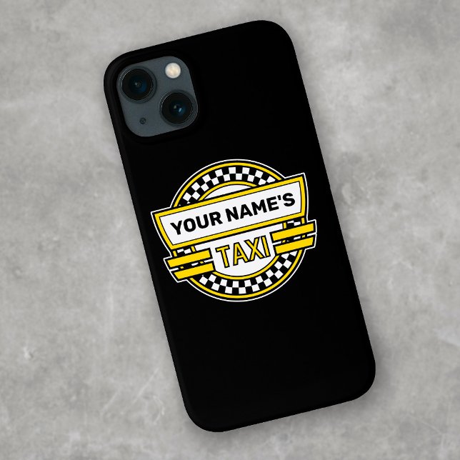 Funda De Case-Mate Para iPhone Rótulo de taxi personalizado (Subido por el creador)