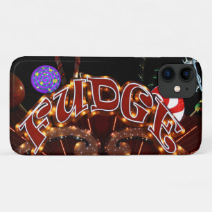 Funda Para iPhone 11 Rótulo "FUDGE" de Candy Neon