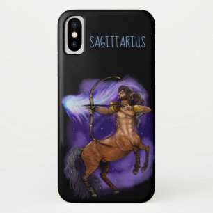 Funda Para iPhone X Rótulo Sagittarius Zodiac
