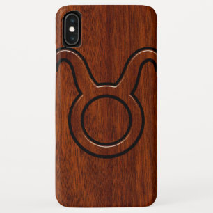 title_seo2 Rótulo Taurus Zodiac en Mahogany como impresión