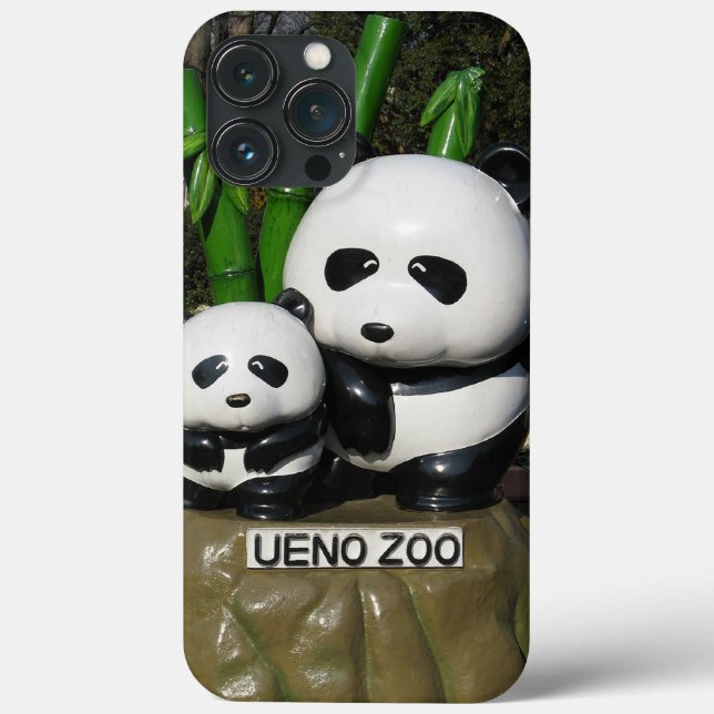Funda De Case-Mate Para iPhone Rótulo Ueno Zoo Panda (Reverso )