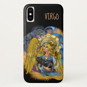 Funda Para iPhone X Rótulo Virgo Zodiac