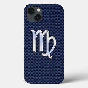 Funda Para iPhone 13 Rótulo Virgo Zodiac en la impresión de fibra de ca