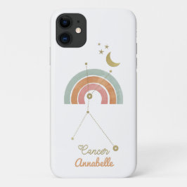 Funda Para iPhone 11 Rótulo Zodiac contra el cáncer