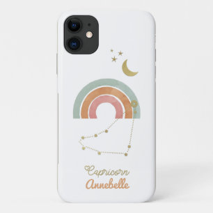 Funda Para iPhone 11 Rótulo Zodiac de Capricornio