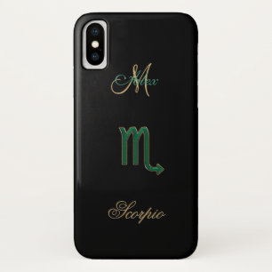 title_seo2 Rótulo Zodiac personalizado Scorpio iPhone X Fund