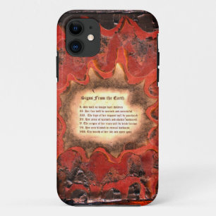 Funda Para iPhone 11 Rótulos de la Tierra