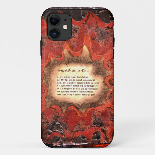 Funda De Case-Mate Para iPhone Rótulos de la Tierra (Reverso)