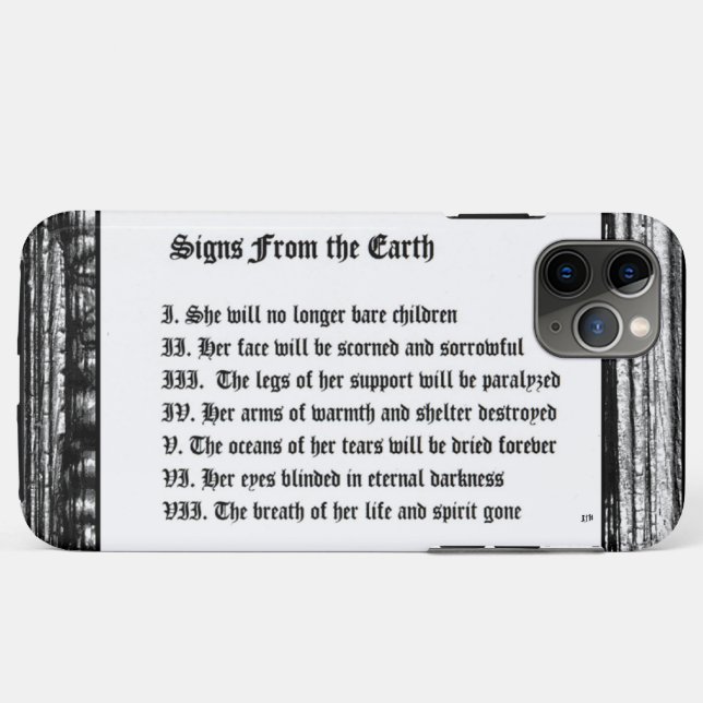 Funda De Case-Mate Para iPhone Rótulos de la Tierra (Reverso (horizontal))