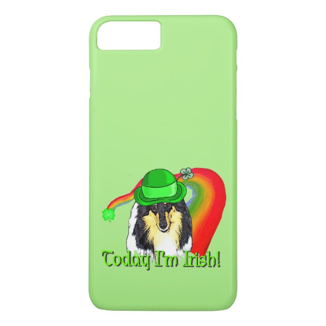 Funda De Case-Mate Para iPhone Rough Tri Collie Saint Patricks (Reverso)