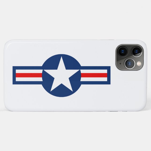 FUNDA DE Case-Mate PARA iPhone ROUNDEL MILITAR DE LOS EE.UU. (Reverso (horizontal))
