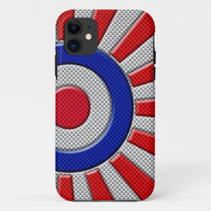 title_seo2 Roundel Sunburst Carbon Fiber Style