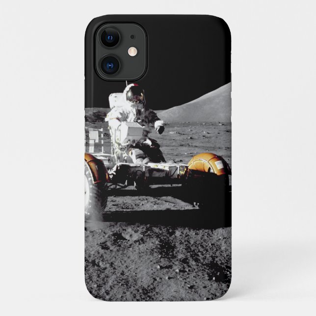 Funda De Case-Mate Para iPhone Rover lunar, Apolo 17 (Reverso)