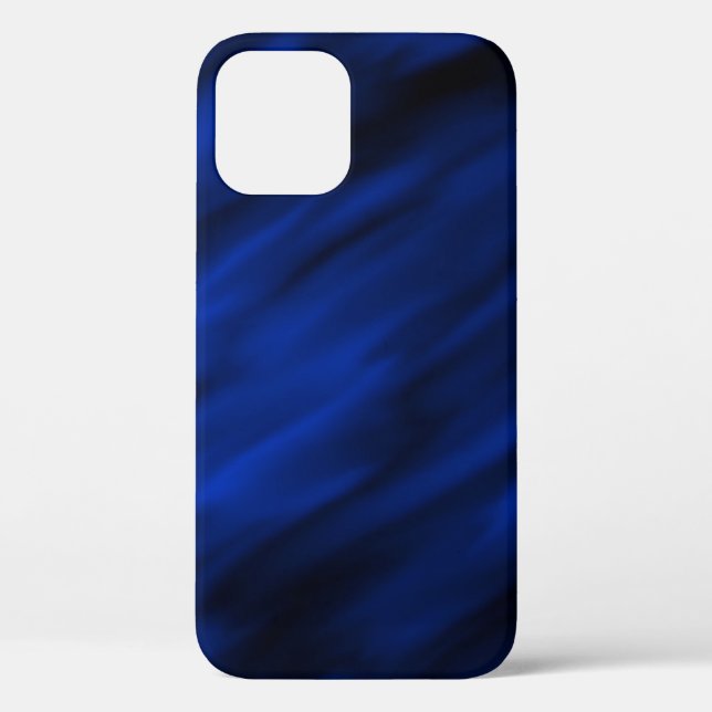 Funda De Case-Mate Para iPhone Royal_blue_black_abstract_zazzle_groshop (Reverso )