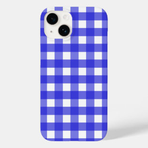 Funda Para iPhone 14 De Case-Mate Royal blue gingham