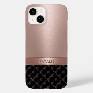 Funda Para iPhone 14 De Case-Mate Royal Luxury Rosa Gold Custom Name