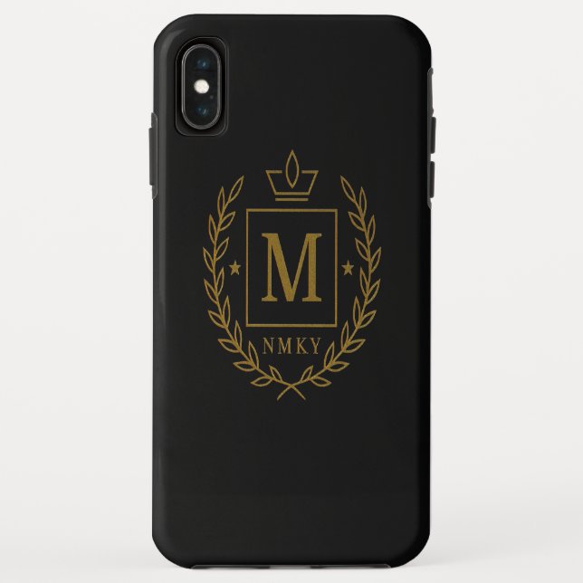 Funda De Case-Mate Para iPhone "Royal NMKY Emblem – Monogram M Crest Design" (Reverso)