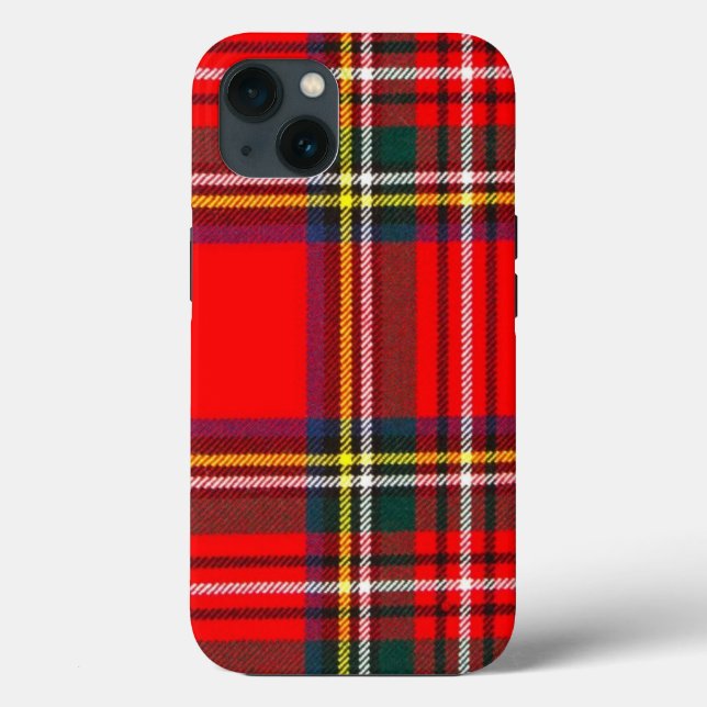 Funda De Case-Mate Para iPhone Royal Stewart Clan Tartan Plaid (Reverso )