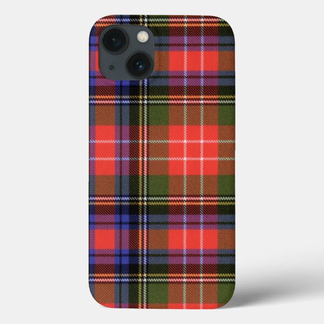 Funda De Case-Mate Para iPhone Royal Stewart Scotland Highlands Clan Tartán (Reverso)