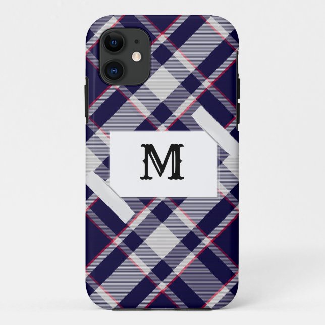 Funda De Case-Mate Para iPhone Royal Stewart Tartán  (Reverso)