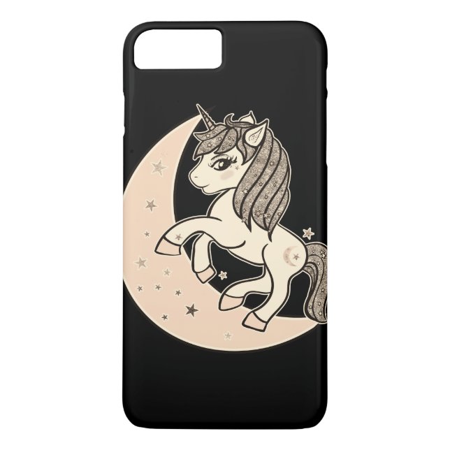 Funda De Case-Mate Para iPhone Rubi Melocotón Rosa Celestial Luna y Estrellas Uni (Reverso)
