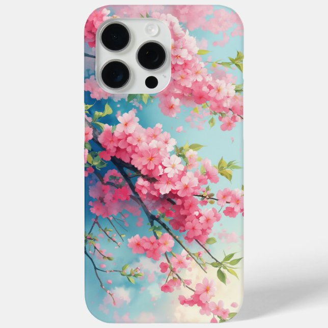 Funda De Case-Mate Para iPhone Rubor Sakura de primavera (Reverso )