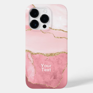 Funda Para iPhone 14 Pro De Case-Mate Rubor y Gold Agate