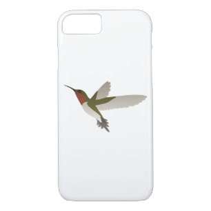 Funda Para iPhone 8/7 Ruby Throed Hummingbird