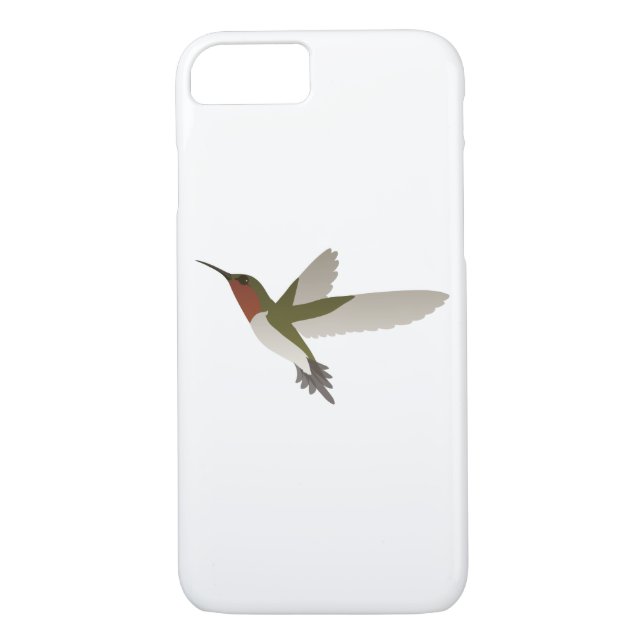 Funda De Case-Mate Para iPhone Ruby Throed Hummingbird (Reverso)
