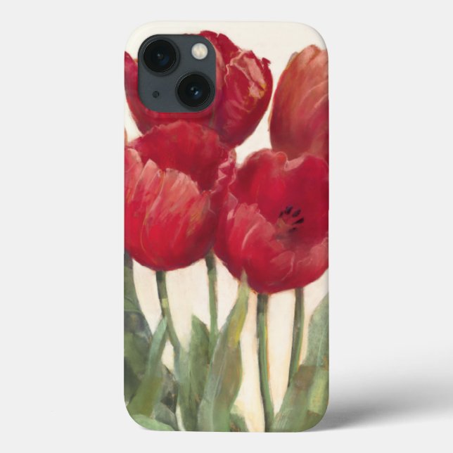 Funda De Case-Mate Para iPhone Ruby Tulips (Reverso)