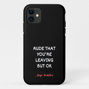 Funda Para iPhone 11 Ruda de que te vas, pero está bien