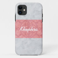 Ruddy Pink Batik Gray Water Name