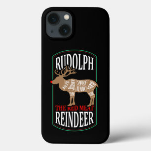 Funda Para iPhone 13 Rudolph El Reno De La Carne Roja