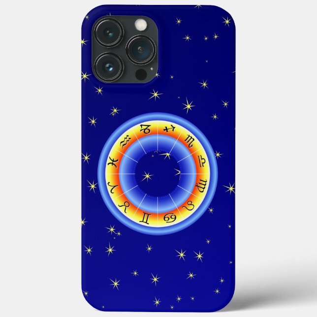 Funda De Case-Mate Para iPhone Rueda Zodiac (Reverso )