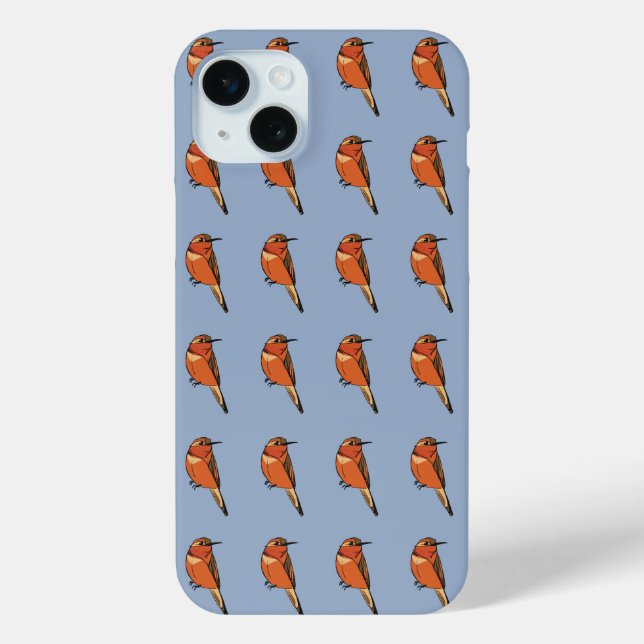 Funda De Case-Mate Para iPhone Rufous Hummingbird iPhone 15 Plus Funda (Reverso )