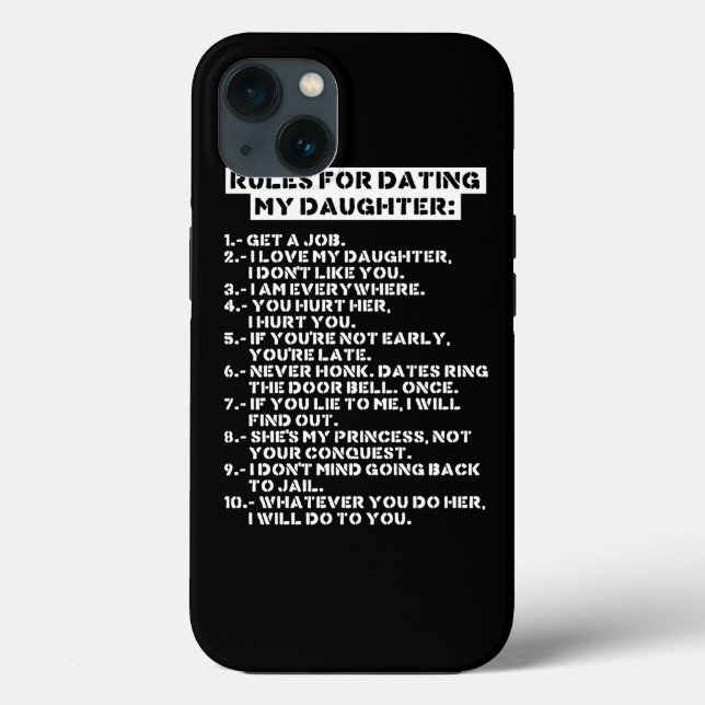Funda De Case-Mate Para iPhone Rules for dating my daughter (Reverso )