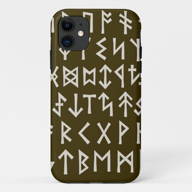 Funda De Case-Mate Para iPhone Runas del Futhark Antiguo (Reverso)