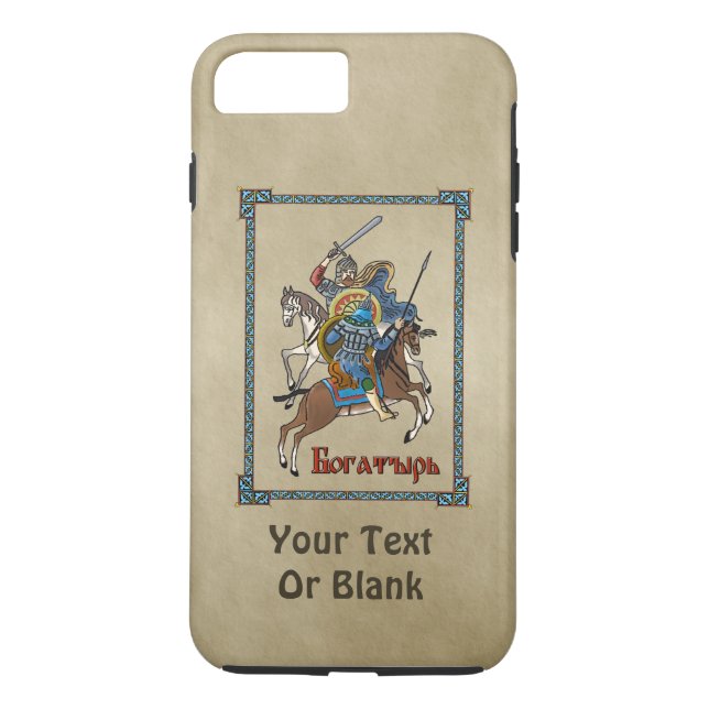 Funda De Case-Mate Para iPhone Rus Bogatyr medieval (Reverso)