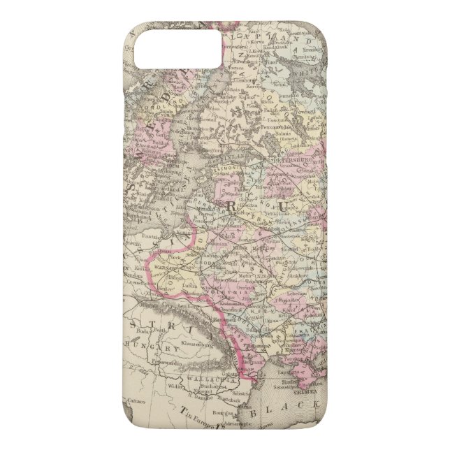 Funda De Case-Mate Para iPhone Rusia, Suecia, Noruega 2 (Reverso)