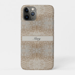 Funda Para iPhone 11 Pro Rustic Luxe   Textura de lana de oveja psicodélica