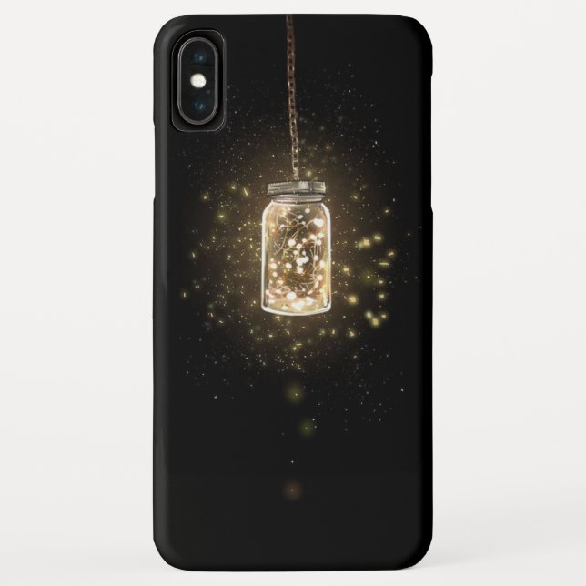 Funda De Case-Mate Para iPhone Rustic Mason Jars String    LightsCase-Mate iPhone (Reverso)