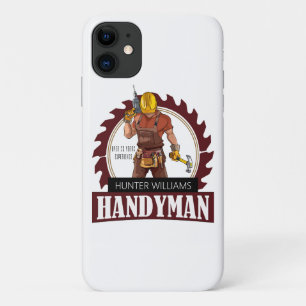 Funda Para iPhone 11 Rustic Repairman Construction Handyman Moderno
