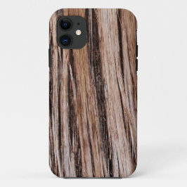Funda Para iPhone 11 Rústica corteza de cedro árbol natural al aire lib