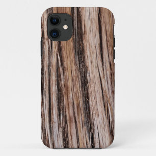 Funda Para iPhone 11 Rústica corteza de cedro árbol natural al aire lib