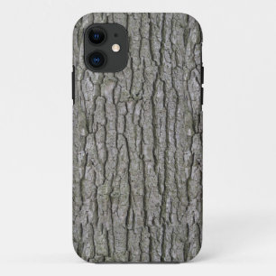 Funda Para iPhone 11 Rústica Faux Dry Wood Grain Tree Barble